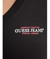 GUESS JEANS SS VN SLIM Baumwoll-T-Shirt jetbla - T-Shirts und Tops f&uuml;r Damen - 3