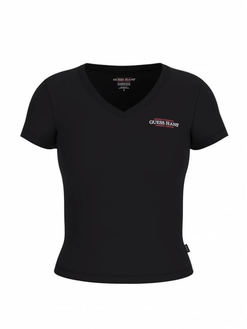 SS VN SLIM Baumwoll-T-Shirt jetbla - T-Shirts und Tops f&uuml;r Damen