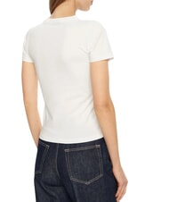GUESS JEANS SS SLIM POCKET  Kurzarm-T-Shirt purwei&szlig; - T-Shirts und Tops f&uuml;r Damen - 2