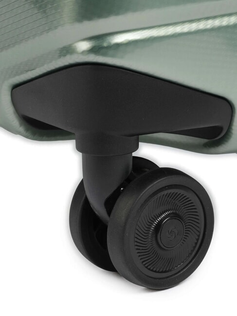 ATTRIX Extragroßer Trolley Basilikumgrün - Harte Trolleys