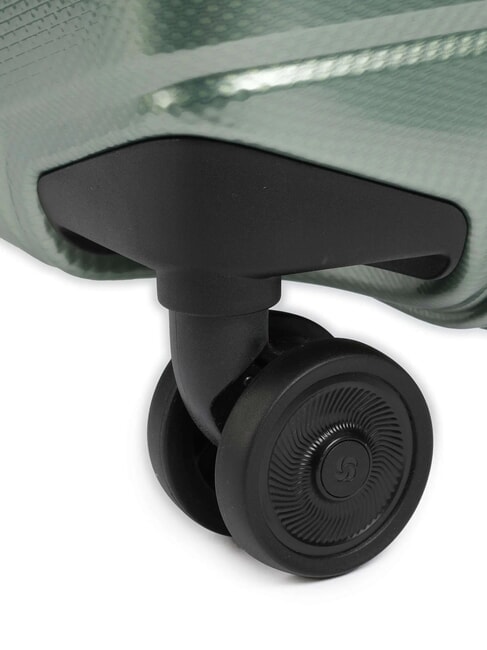 ATTRIX Mittelgroßer Trolley Basilikumgrün - Harte Trolleys