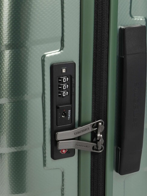 ATTRIX Erweiterbarer Handgepäckwagen Basilikumgrün - Handgepäck