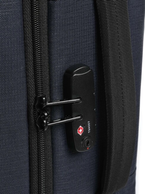 ROADED Mittelgroße Tasche mit Rollen DUNKELBLAU - Halbharte Trolleys