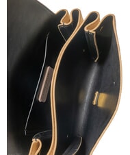 COCCINELLE ARLETTIS PRINT Handtasche aus strukturiertem Leder getoastet - Damentaschen - 5