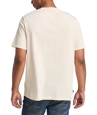 TIMBERLAND EMBROIDERY TONAL Baumwoll t-shirt weißer Rauch - Herren-T-Shirts - 2