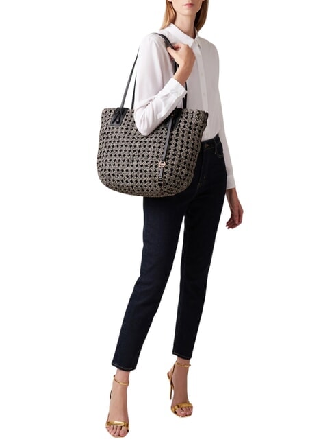 LA NIDO SHOPPER LARGE Umhängetasche OP / NATUR / SCHWARZ - Damentaschen