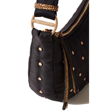 BORBONESE COLETTE Mini-Umhängetasche schwarz / naturop - Damentaschen - 4