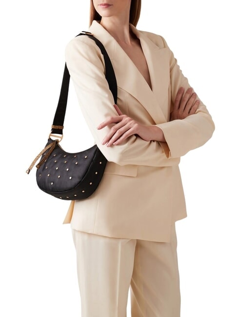 COLETTE Mini-Umhängetasche schwarz / naturop - Damentaschen