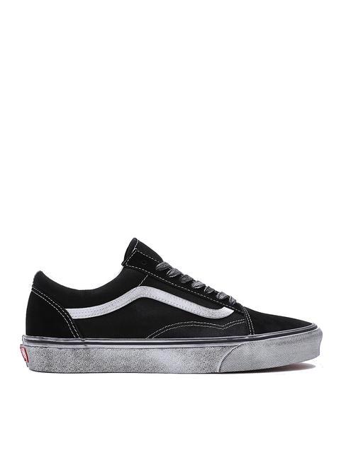 UA OLD SKOOL  Ledersneaker betont schwarz/weiß - Schuhe Unisex
