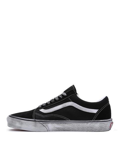 UA OLD SKOOL  Ledersneaker betont schwarz/weiß - Schuhe Unisex