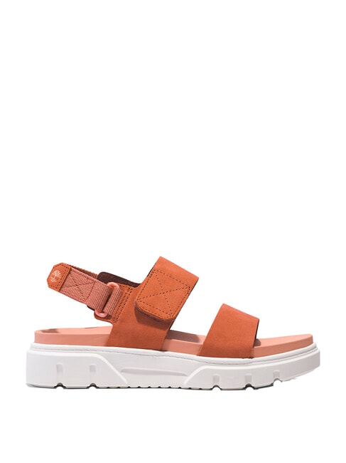 GREYFIELD Sandalen aus Leder mittelrot - Damenschuhe