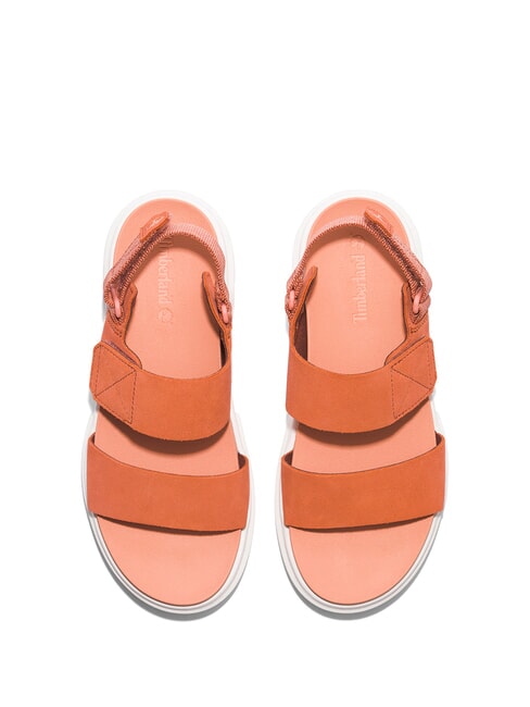 GREYFIELD Sandalen aus Leder mittelrot - Damenschuhe