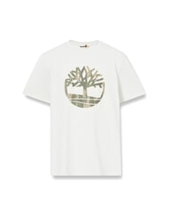 TIMBERLAND KENNEBEC RIVER TREE LOGO Baumwoll t-shirt vintage weiß - Herren-T-Shirts - 4