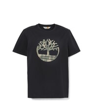 TIMBERLAND KENNEBEC RIVER TREE LOGO Baumwoll t-shirt SCHWARZ - Herren-T-Shirts - 4