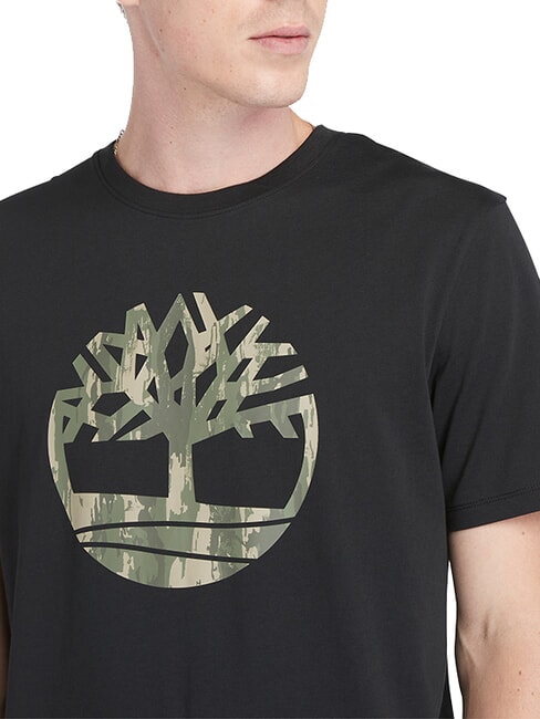 KENNEBEC RIVER TREE LOGO Baumwoll t-shirt SCHWARZ - Herren-T-Shirts