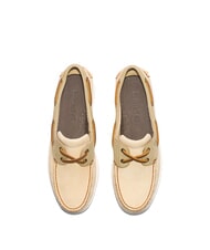 TIMBERLAND CLASSIC BOAT  Bootsschuhe mit Steppnähten hellgelbes Nubukleder - Herrenschuhe - 5