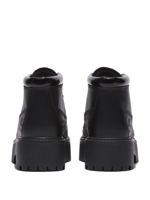 STONE STREET Stiefeletten aus Leder PECHSCHWARZ - Damenschuhe