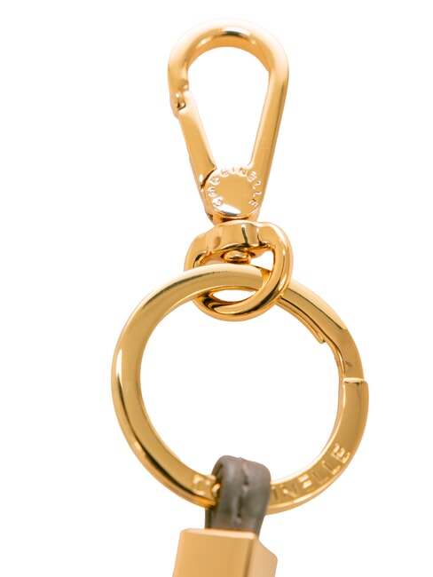 ESSENTIAL Schlüsselanhänger aus Leder und Metall Kaffee - Schlüsselanhänger und Schlüsseletuis