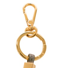 COCCINELLE ESSENTIAL Schlüsselanhänger aus Leder und Metall Kaffee - Schlüsselanhänger und Schlüsseletuis - 2