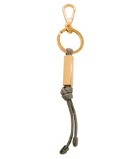 COCCINELLE ESSENTIAL Schlüsselanhänger aus Leder und Metall Kaffee - Schlüsselanhänger und Schlüsseletuis - 3