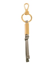 COCCINELLE ESSENTIAL Schlüsselanhänger aus Leder und Metall warmes Taupe - Schlüsselanhänger und Schlüsseletuis - 3