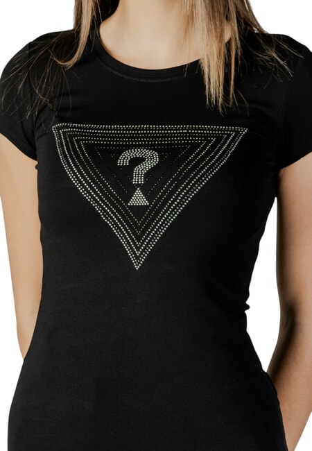 SS TRIANGLE OMBRE R3  Kurzärmeliges T-Shirt jetbla - T-Shirts und Tops für Damen