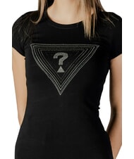 GUESS SS TRIANGLE OMBRE R3  Kurzärmeliges T-Shirt jetbla - T-Shirts und Tops für Damen - 3
