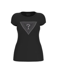 GUESS SS TRIANGLE OMBRE R3  Kurzärmeliges T-Shirt jetbla - T-Shirts und Tops für Damen - 4