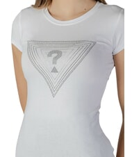 GUESS SS TRIANGLE OMBRE R3  Kurzärmeliges T-Shirt purweiß - T-Shirts und Tops für Damen - 3