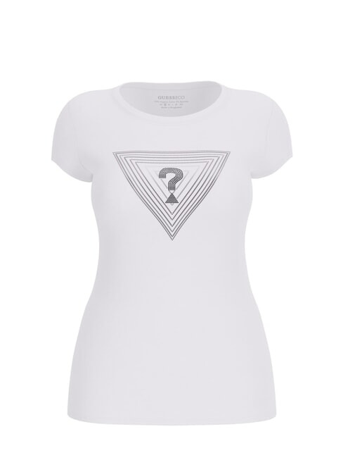 SS TRIANGLE OMBRE R3  Kurzärmeliges T-Shirt purweiß - T-Shirts und Tops für Damen