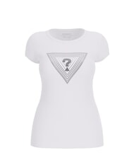 GUESS SS TRIANGLE OMBRE R3  Kurzärmeliges T-Shirt purweiß - T-Shirts und Tops für Damen - 4