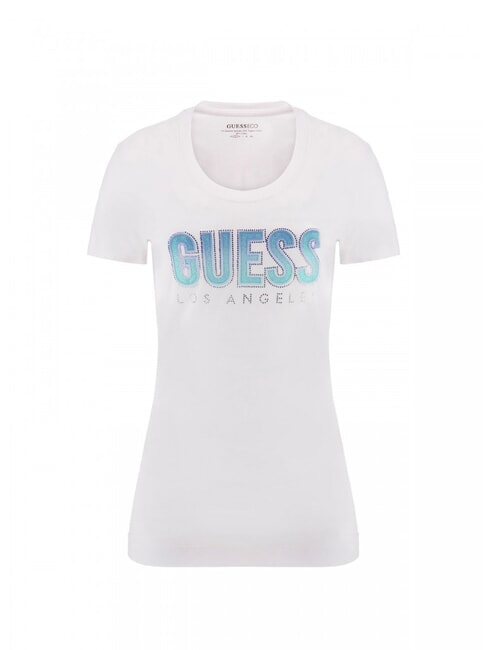 CN SS GLITTER  Baumwoll-T-Shirt purweiß - T-Shirts und Tops für Damen