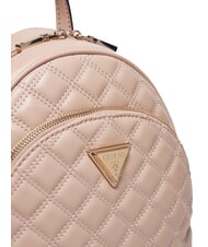 GUESS GIULLY Gesteppter Rucksack mit 2 F&auml;chern hell beige - Damentaschen - 5