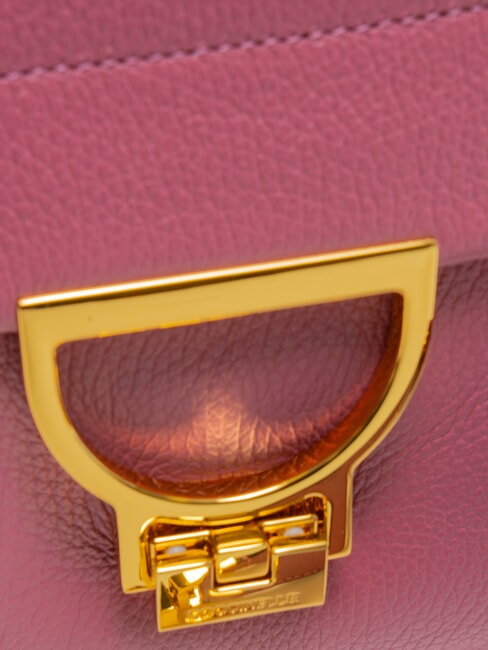 ARLETTIS SIGNATURE Ledertasche mit Schultergurt Fruchtfleisch rosa - Damentaschen