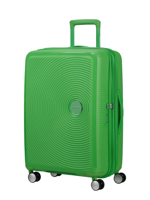 SOUNDBOX SPINNER Mittlerer Trolley, erweiterbar Grasgrün - Harte Trolleys