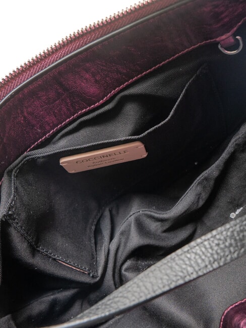 PRISCILLA PEPIT Kleine Tasche aus Perlenleder Fruchtfleisch rosa - Damentaschen