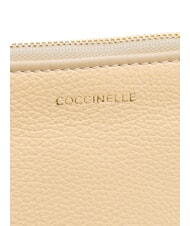 COCCINELLE ALIAS Clutch aus Leder Butter - Damentaschen - 3