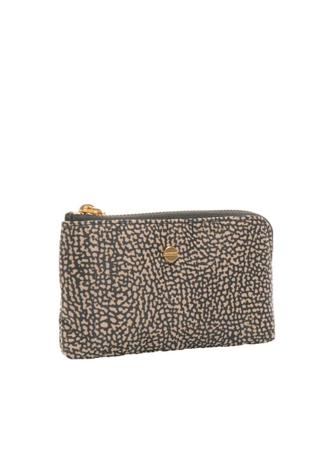 CLASSICA Münzetui mit Schlüsselring OP / NATUR / SCHWARZ - Schlüsselanhänger und Schlüsseletuis