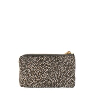 BORBONESE CLASSICA Münzetui mit Schlüsselring OP / NATUR / SCHWARZ - Schlüsselanhänger und Schlüsseletuis - 4