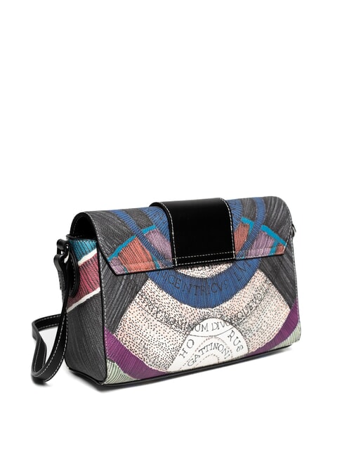 PLANETARIUM Umhängetasche mit Überschlag nacht/schwarz - Damentaschen