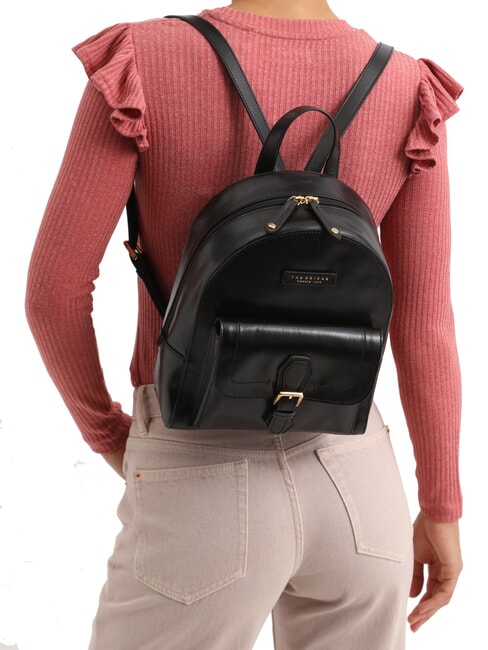 GIOVANNA Rucksack aus Leder Schwarzes Gold - Damentaschen