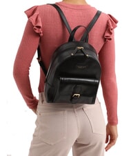 THE BRIDGE GIOVANNA Rucksack aus Leder Schwarzes Gold - Damentaschen - 4