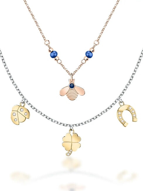 TALISMANI  Kristall Halskette GRAU - Halsketten