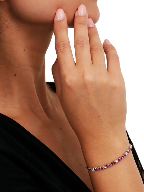 TESORI  925 Silber Armband Rot - Armbänder