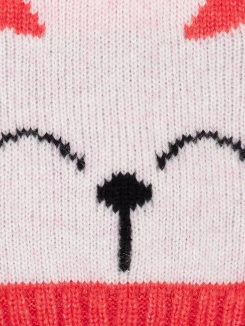 CHARMY KIDS Mütze mit Tiermotiv blassrosa-himbeer - Kinderhüte