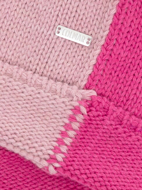 ARTHUR Zweifarbige Mütze mit Umschlag rosige Blüte-Framboi - Mützen/Hüte