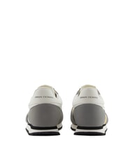 ARMANI EXCHANGE RIO Niedrige Turnschuhe neutrales Grau + gebrochenes Weiß - Herrenschuhe - 3