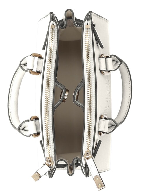 HALONA Kleine handgefertigte Tragetasche NICHT-GERADE WEISS - Damentaschen