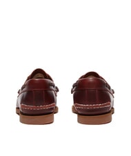 TIMBERLAND CLASSIC BOAT  Bootsschuhe aus Leder Burgunderrotes Vollkorn - Damenschuhe - 4