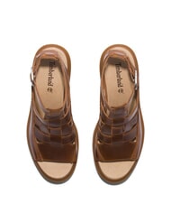 TIMBERLAND ALLINGTON Hohe Ledersandalen Rost voller Maserung - Damenschuhe - 5
